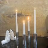 Set of 4 gota erika pekkari candlesticks, Scandinavian, 1990