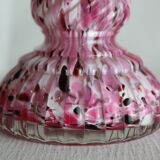 Vase, Soliflore glass of Clichy Legras Rose early twentieth century