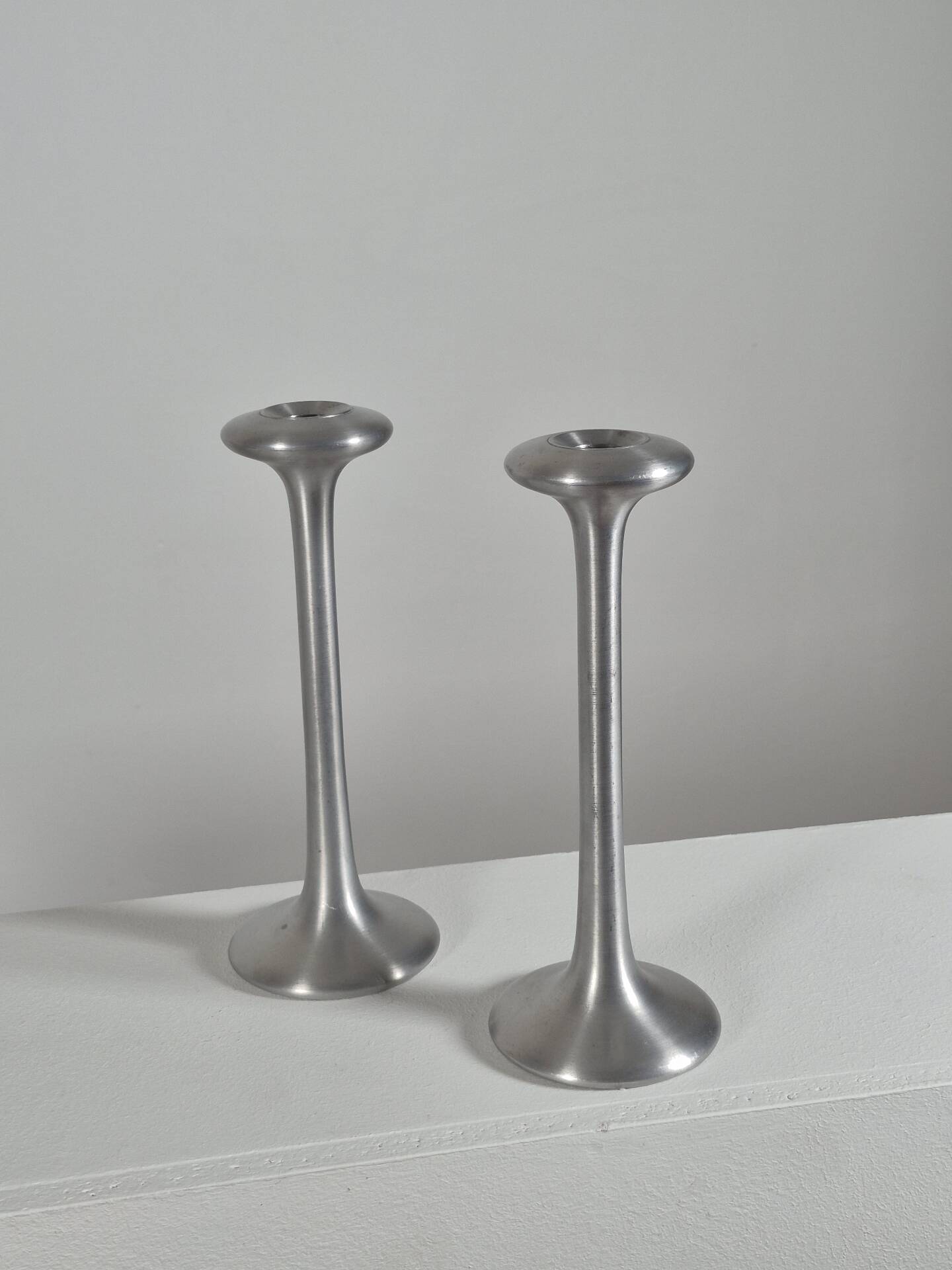 Vintage pair of postmodern candlesticks by Carl Österjam Ikea