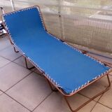 Transat relaxes folding lounge chair Lafuma Chantazur 60 vintage