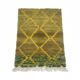 Small green Moroccan rug