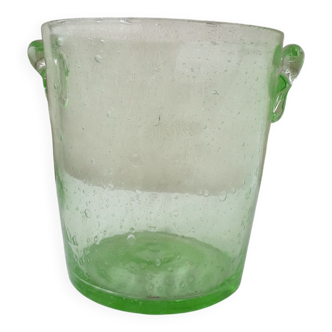 Bubble glass champagne bucket