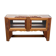 Art Deco sideboard top, low display cabinet in solid walnut and mirror, 1940.