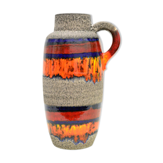 West Germany Fat Lava Ceramic Umbrella Stand, 1970s