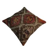 Housse de coussin kilim turc vintage, 45 x 45 cm