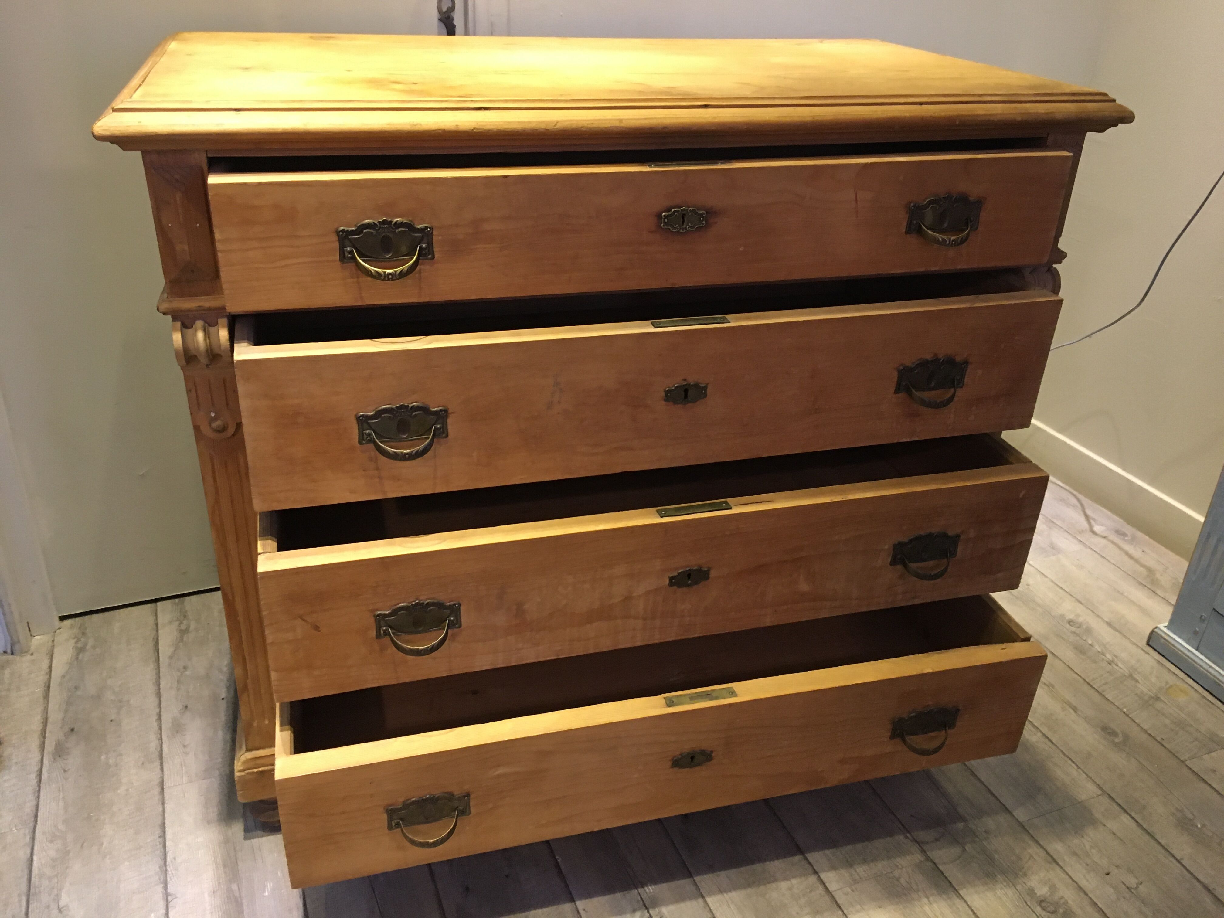 Old English chest of drawers