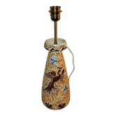 Art Deco Phoenix Bat Ceramic Lamp Base