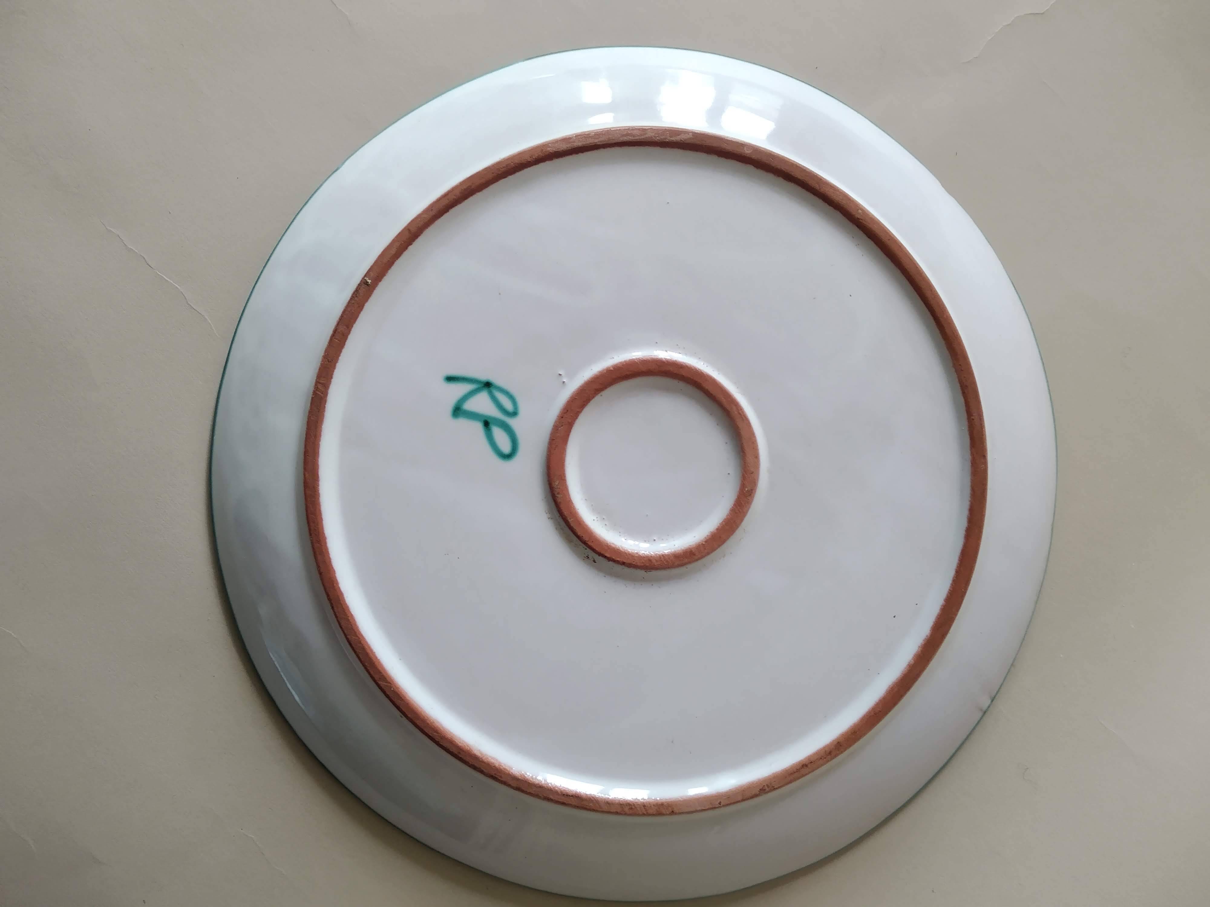 Large vintage Robert Picault Vallauris dish presentation plate