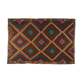 Tapis kilim anatolien fait à la main 303 cm x 190 cm