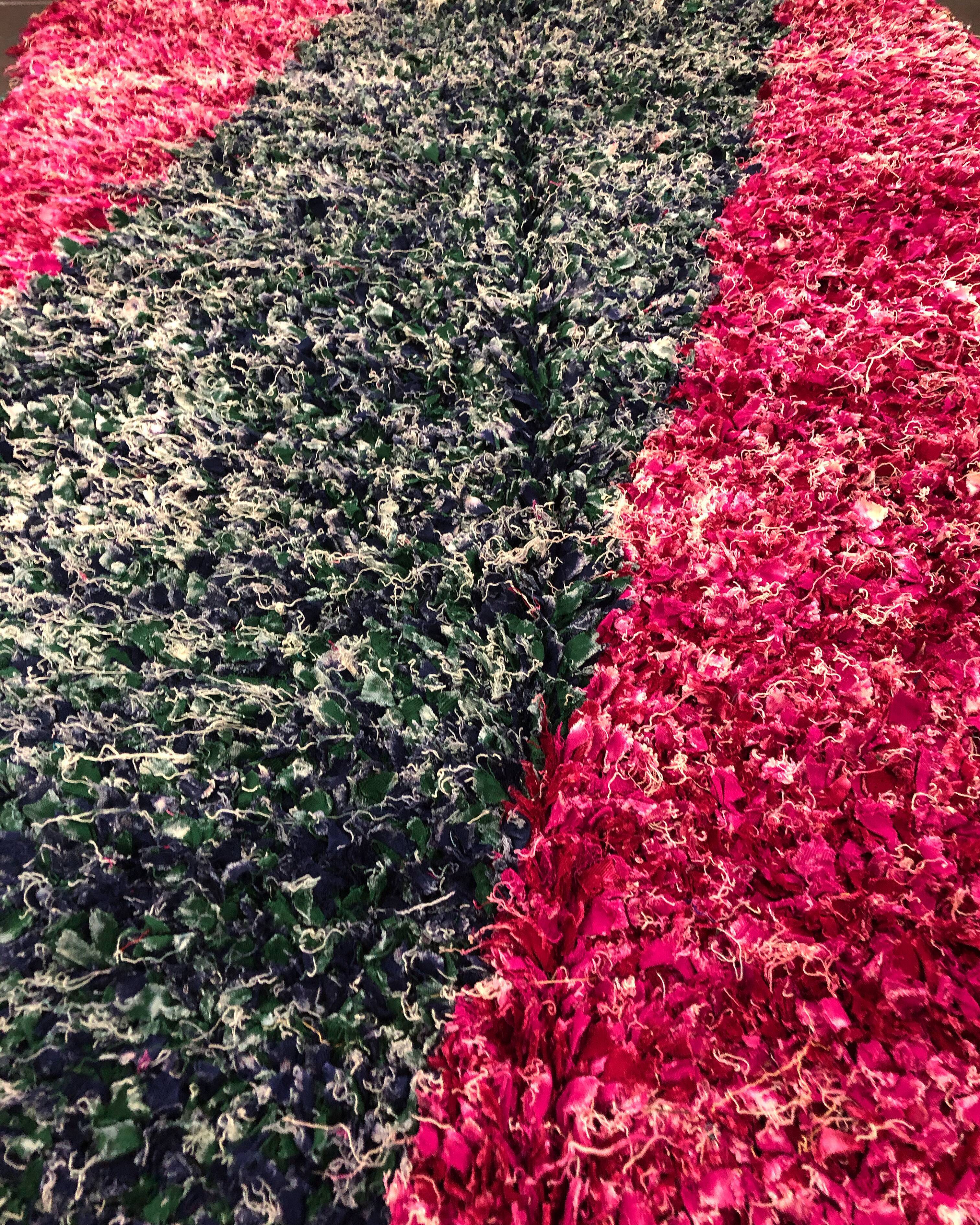 Moroccan butchery carpet 106x200 cm