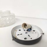 Bubble molded glass ceiling lamp