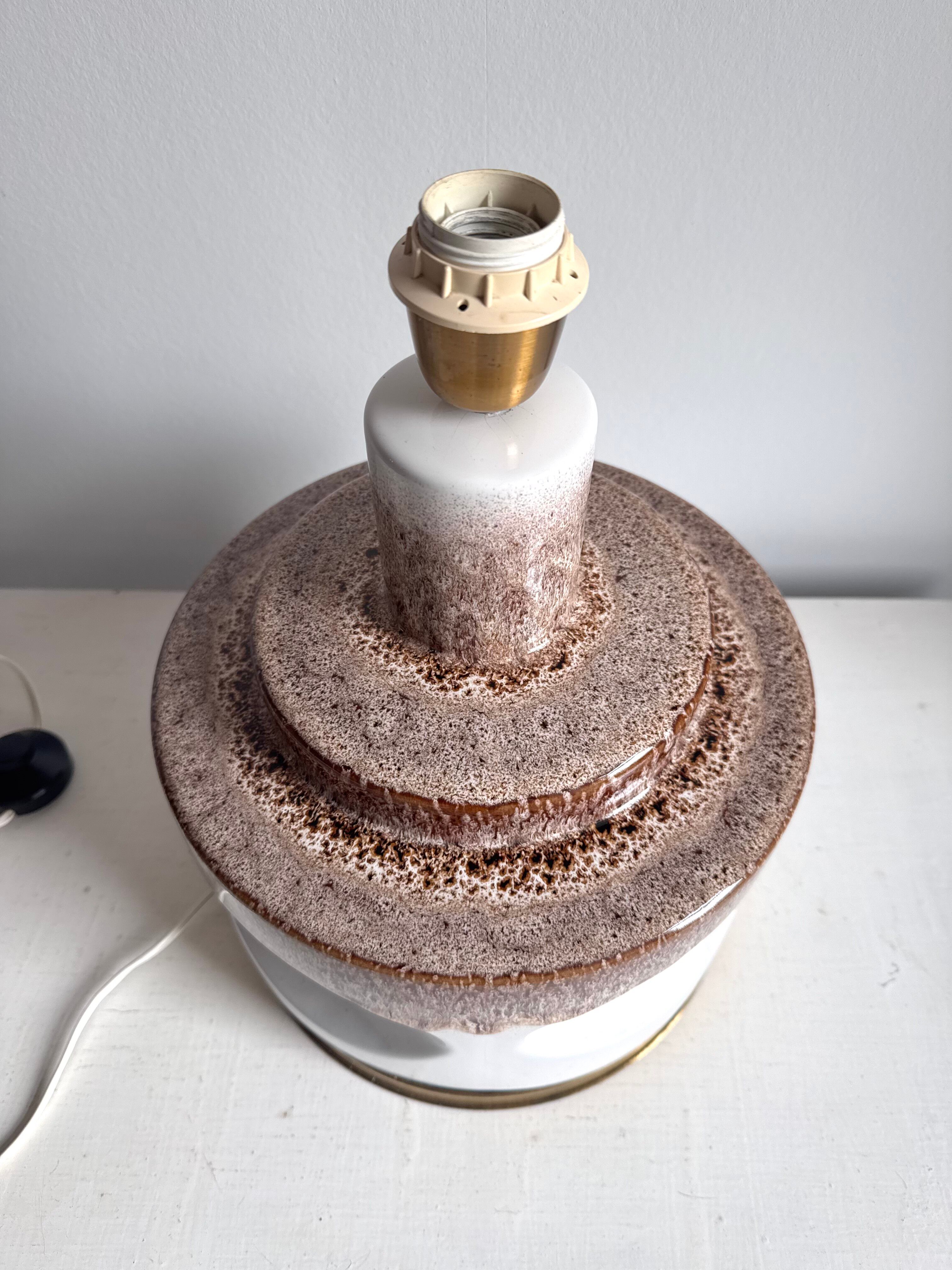 Ceramic lamp base 1970