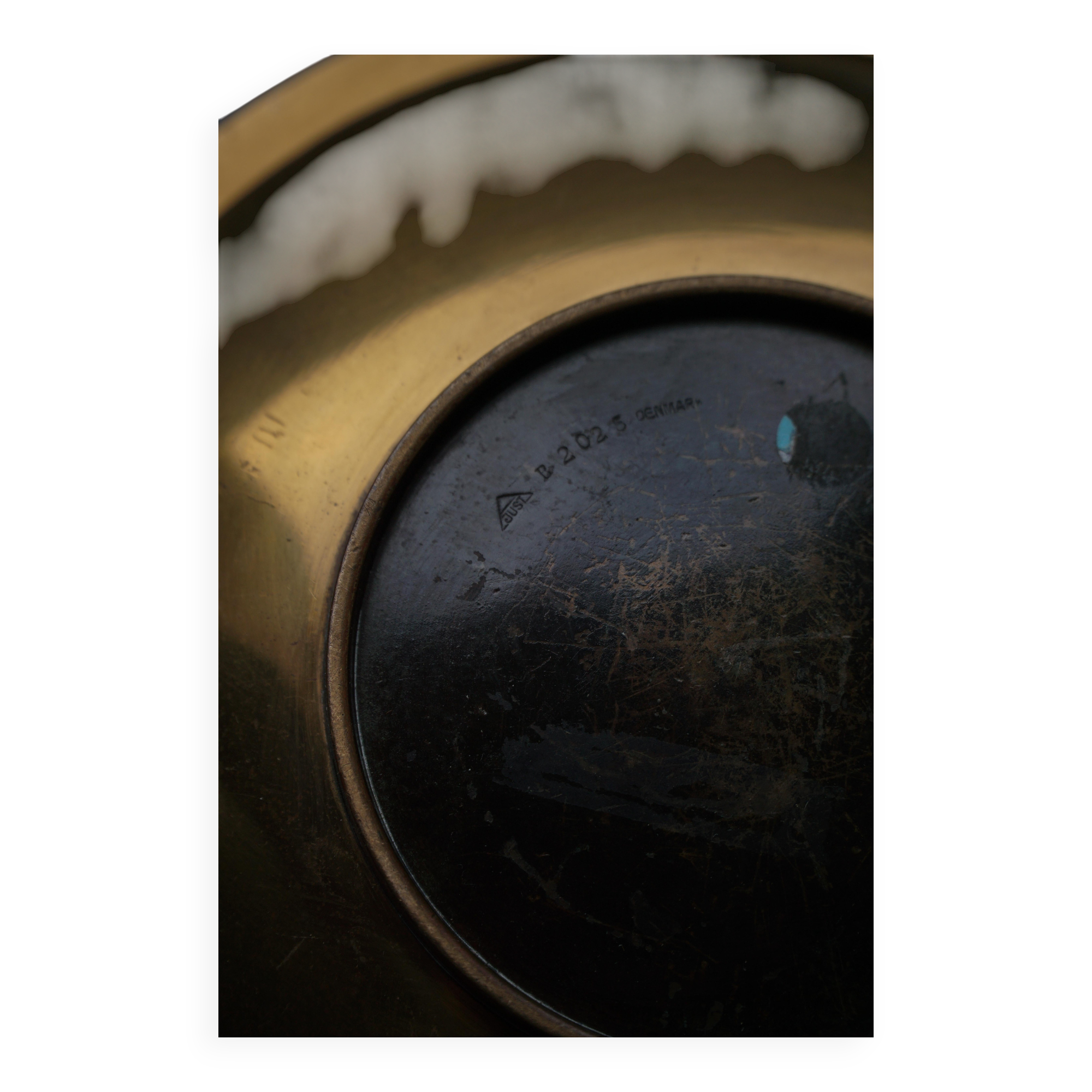 Danish Art Deco bronze bowl patinated by Just Andersen, "Just B-2025 DENMARK"