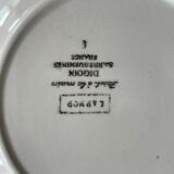 Lot de 6 assiettes creuses Sargueminnes Digoin