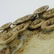 Large rudi stahl candle holder for 13 candles 1970s west german studio pottery