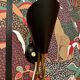 Applique noire Design scandinave 1950.