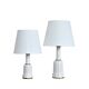 Lampes de table danoises classiques Heiberg en porcelaine