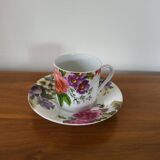 Porcelain Coffee Cup Bill Goldsmith Limoges "Victoria"