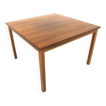 Table basse scandinave en noyer, Suède, 1960