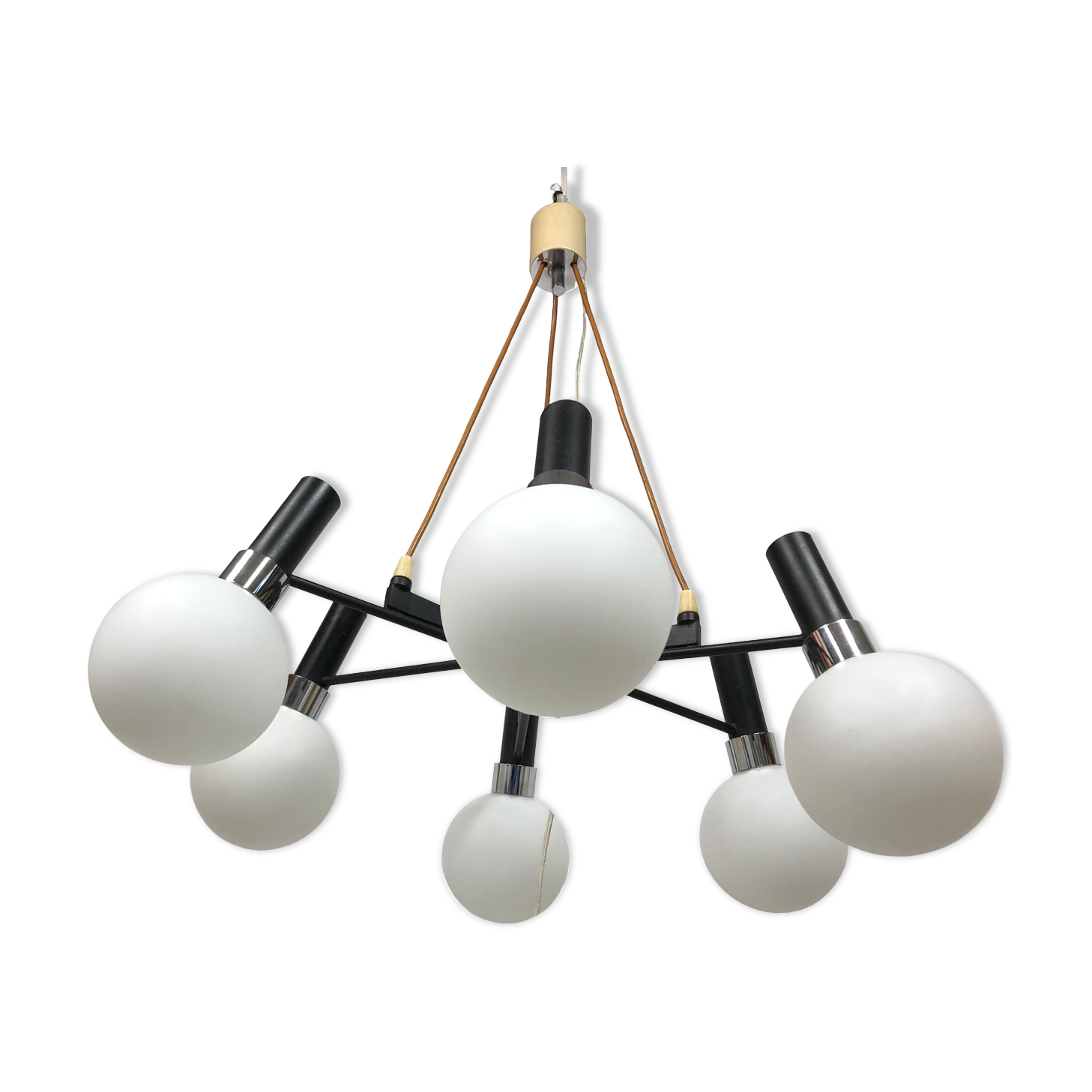 Italian design chandelier 1970