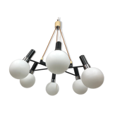 Italian design chandelier 1970