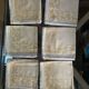 Lot de 6 serviettes à thé monogrammées en damassé