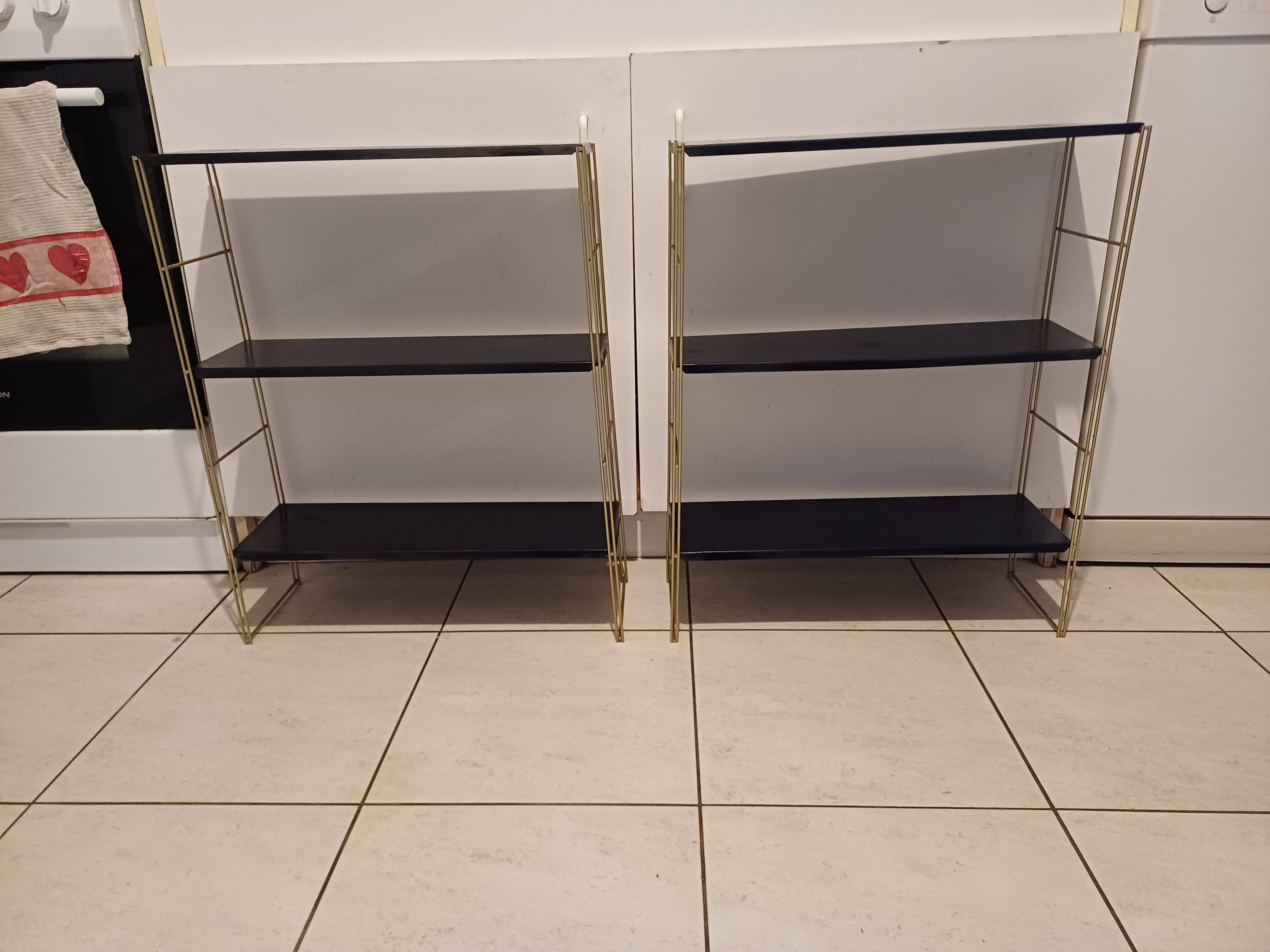 Pair of String Tomado shelves from the 1960s