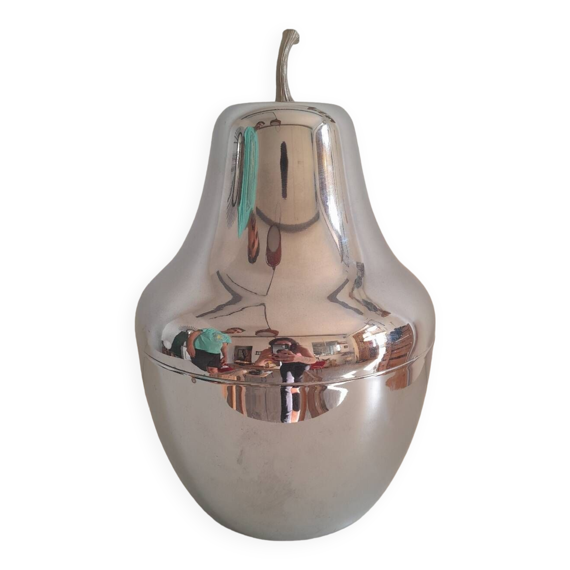 Pear-shaped ice bucket