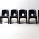 Ensemble de 6 chaises 'Universale' par Joe Colombo