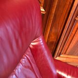 Scandinavian reclining relax armchair in Anderssons leather