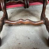 Suite 4 chairs Louis XIII style sheepbone