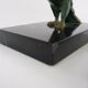 Pair of art deco eagle bookbands in marble and regulates, eagle bookbands. Year 30