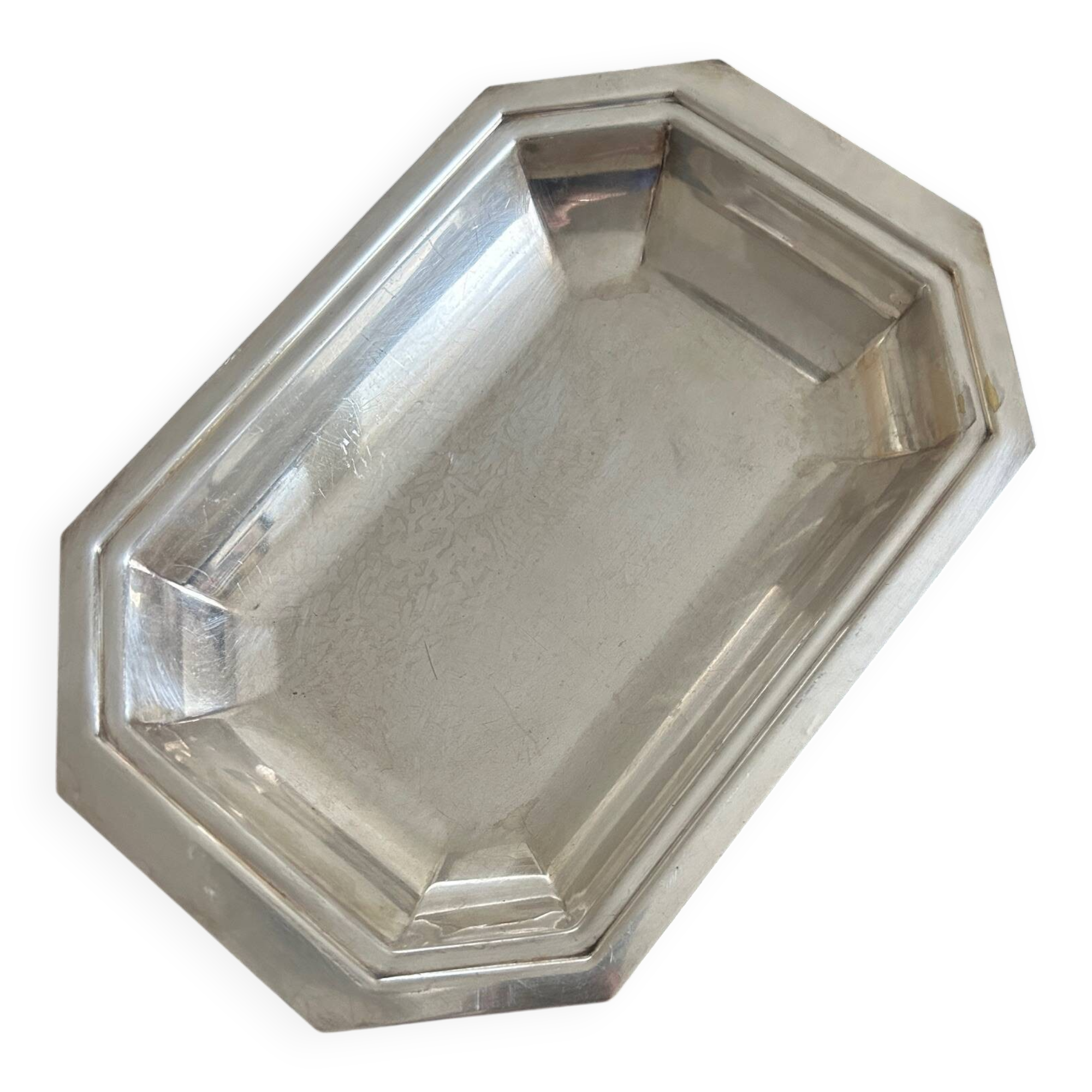 Art Deco silver-plated dish