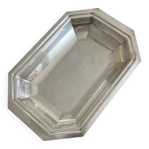 plat art déco en métal