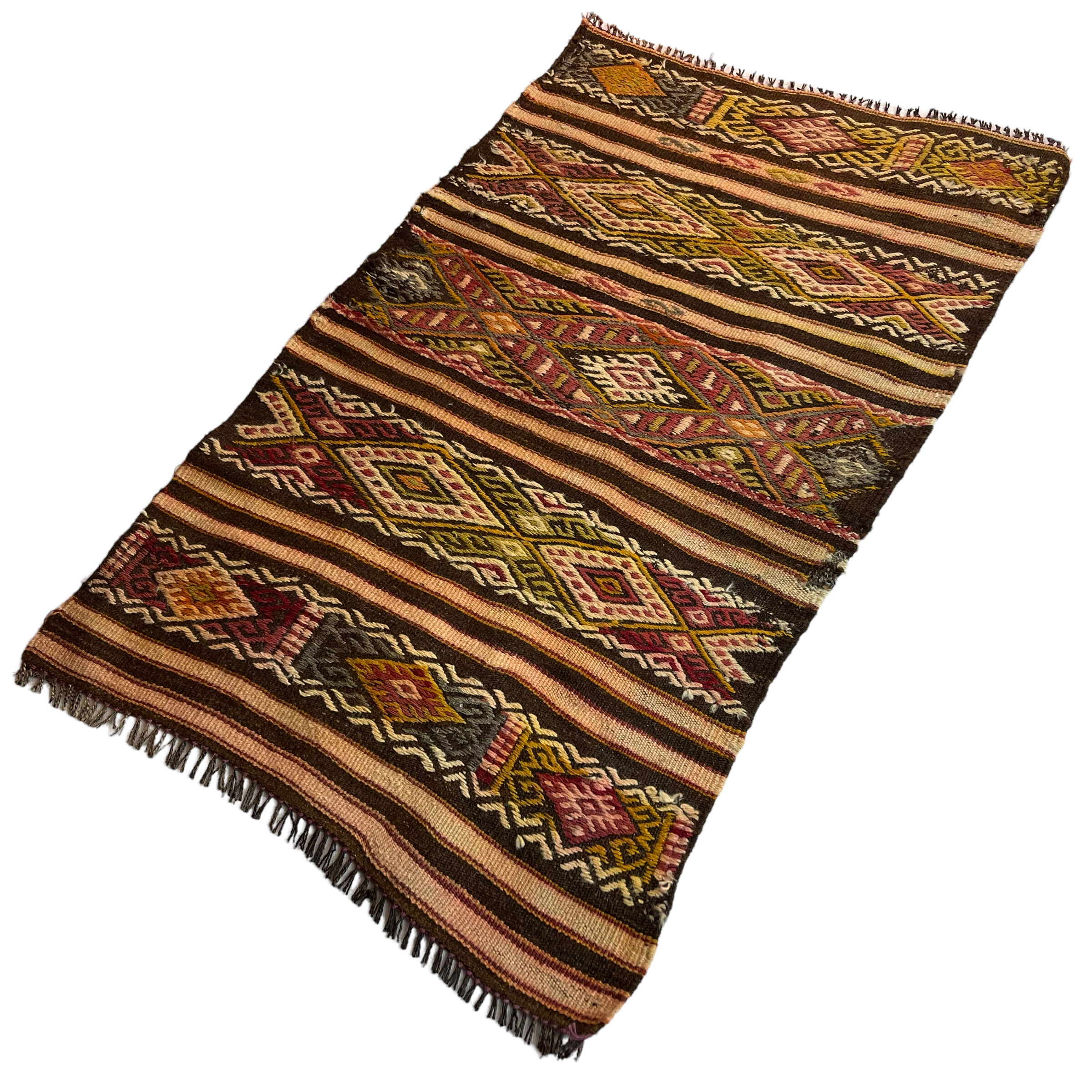 Vintage turkish kilim rug , 100 x 63 cm