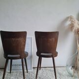 Set of 4 Scandinavian chairs from the 1960s.