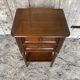 Antique Nightstand TRICOIRE Louis XVI Style Wood 2 Drawers Vintage