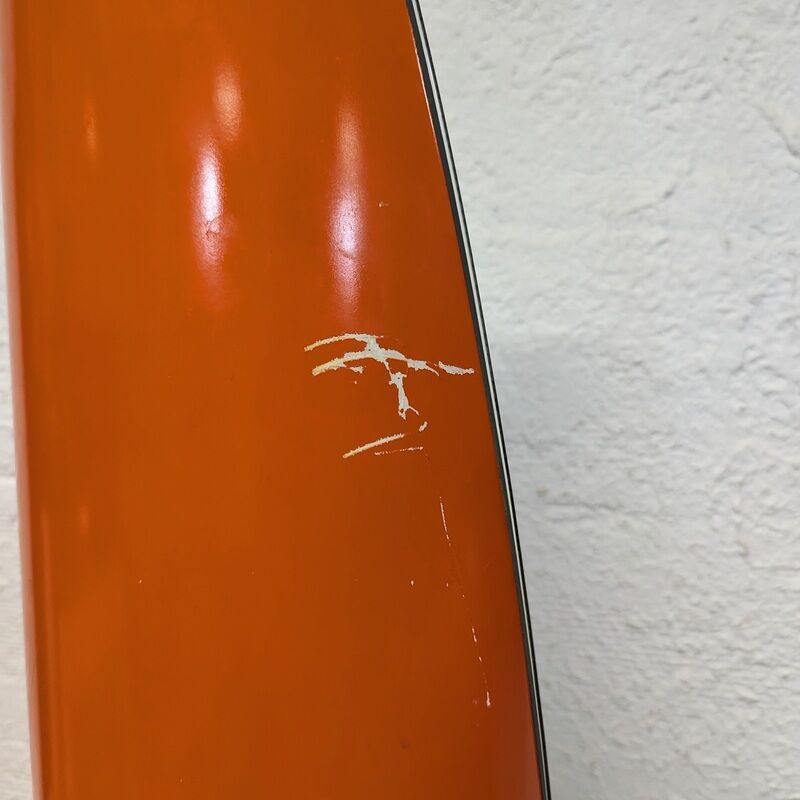 Orange lipstick mirror