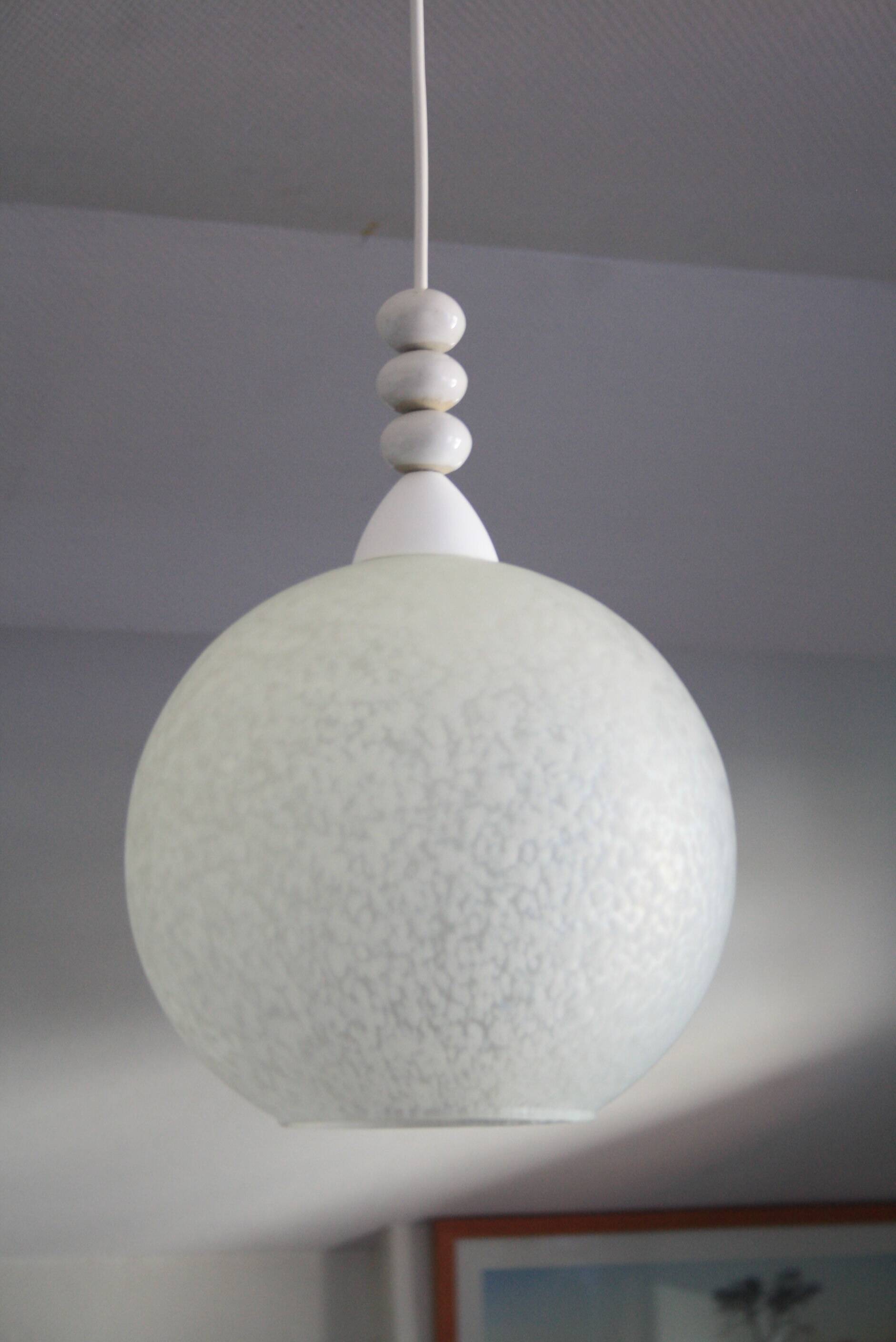 XXL Clichy glass spherical pendant light