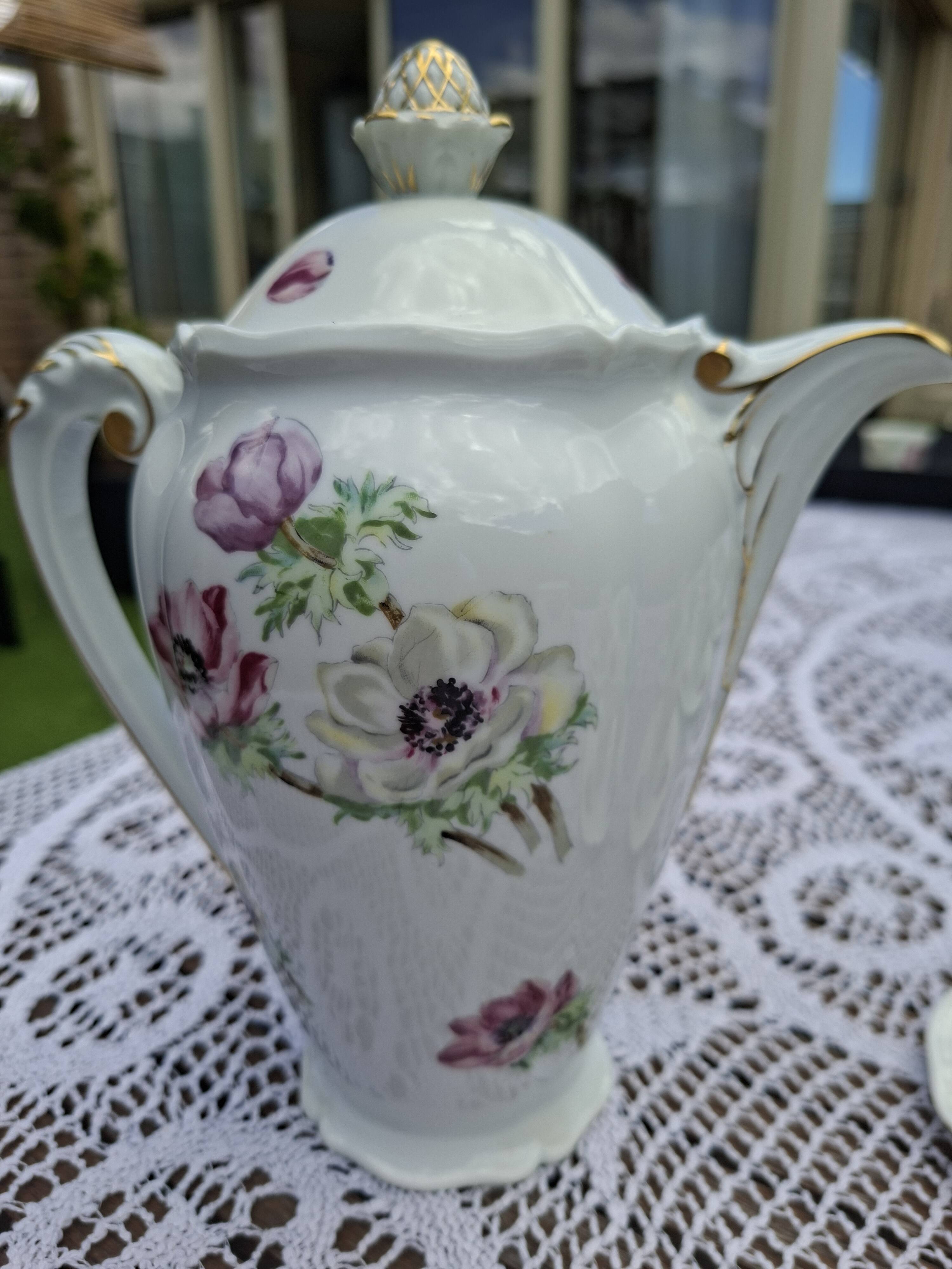 Tea/Coffee Service 25 Pieces Limoges Unic Former Royal Factory