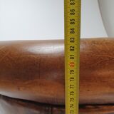 Vintage leather club chair, 1970s