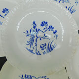 5 flat plates Digoin Sarreguemines - Paradise