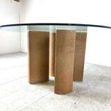 Fossil stone dining table, 1970s