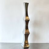 XXL “totem” vase / cast aluminum – 1980s