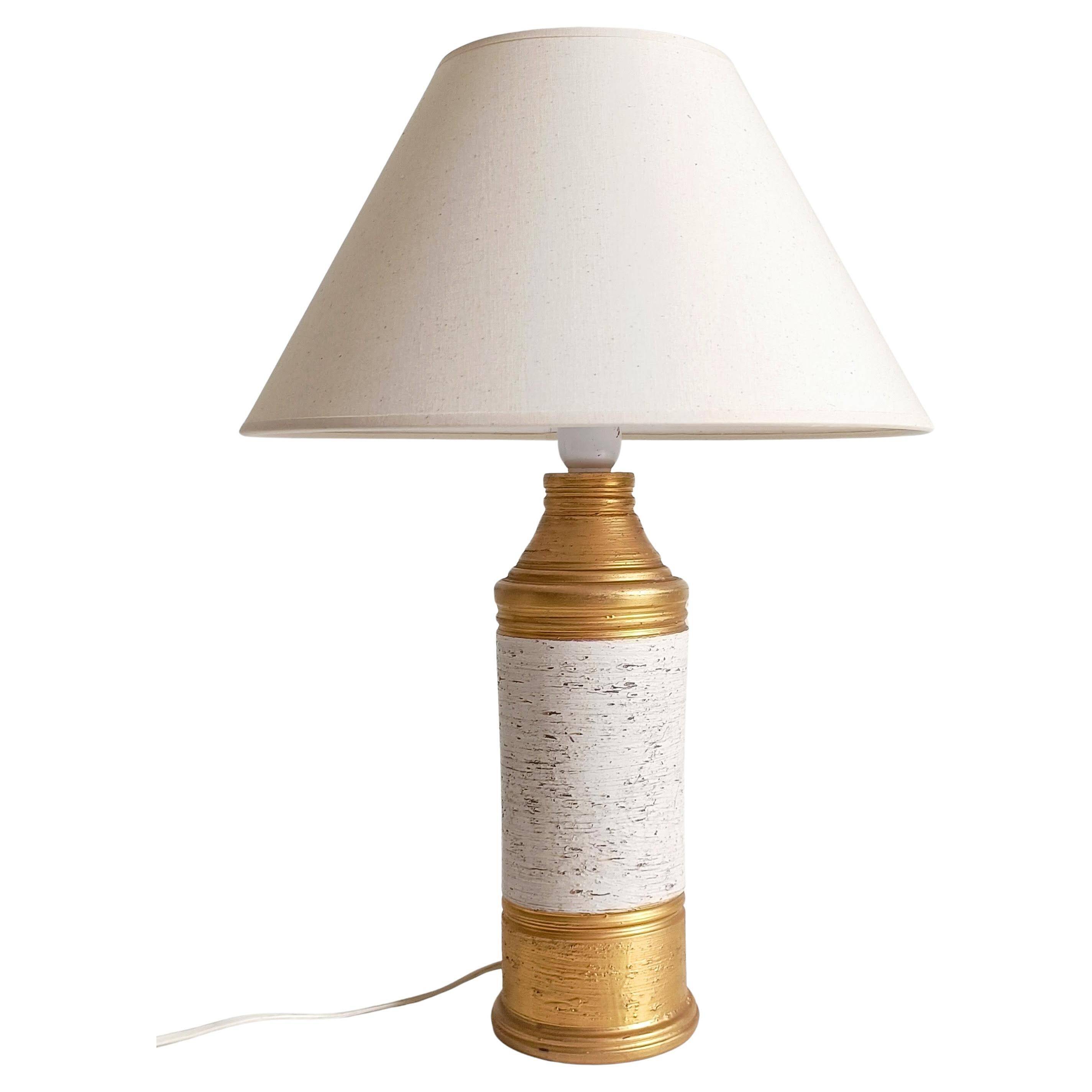 Aldo Londi Ceramic Table Lamp by Bitossi for Bergboms, Italy, 1970s