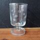 7 Luminarc 11cl "suede" glassware, transparent with cut pattern, France