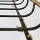 Gold color coat rack, 1960's