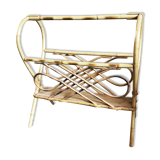 Porte revue en rotin