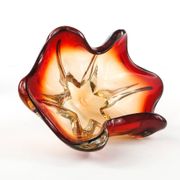 Murano Sommerso bowl, glass, design by F. Poli, Italy, 1950s