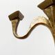 Vintage Brutalist Bronze Candle Holder